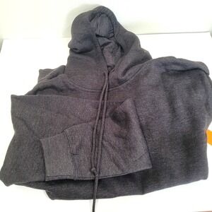 Pukka Mens Hoodie Pullover Sweatshirt Dark Gray Heather Large NWT